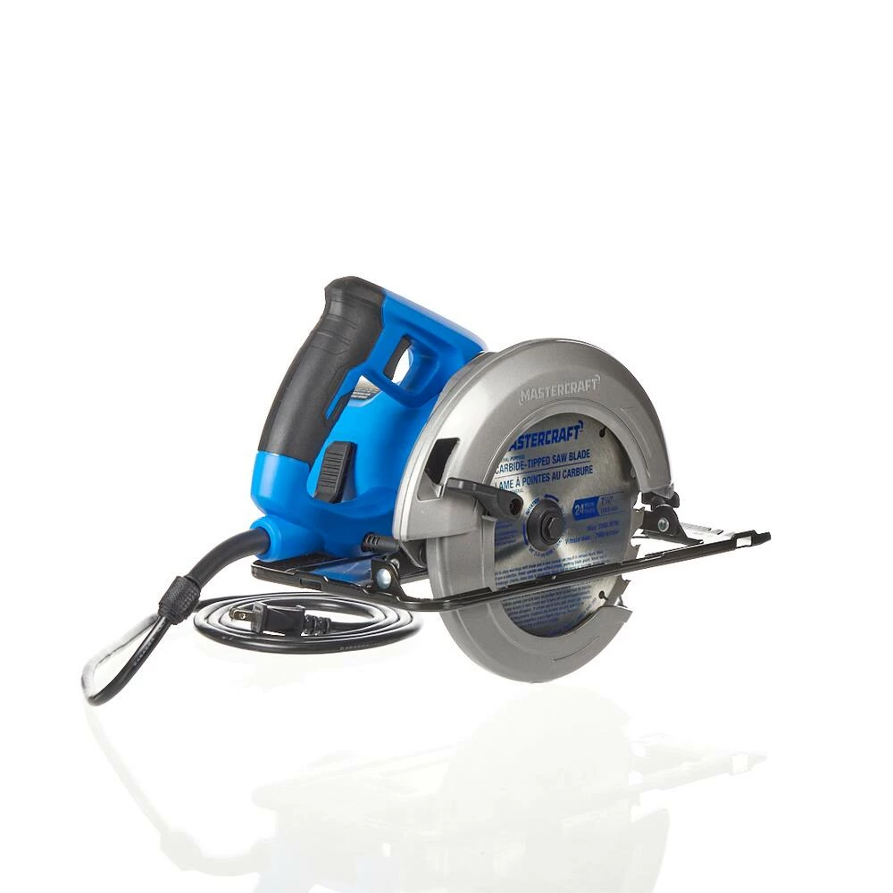 Mastercraft 14A Circular Saw With LED Work Light, Carbide-Tipped Blade & Wrench, 7-1/4-in - Image 11