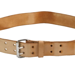 Mastercraft Leather Heavy Duty Double-Roller Work Belt, Fits Waist Up To 46-in