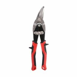 Mastercraft Aviation Snips, Locking Latch, Cr-V Steel, Left Cut, 10-in