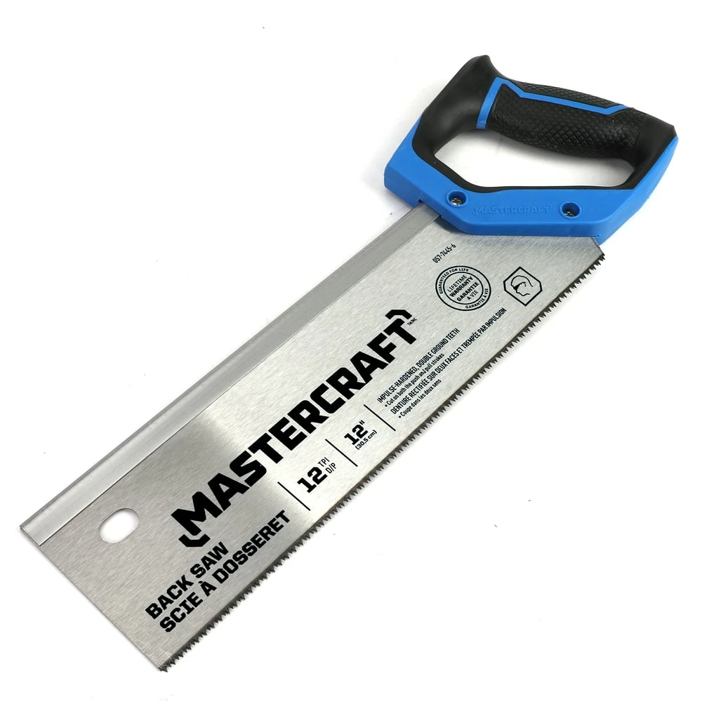 Mastercraft 12-TPI Back Saw, 12-in