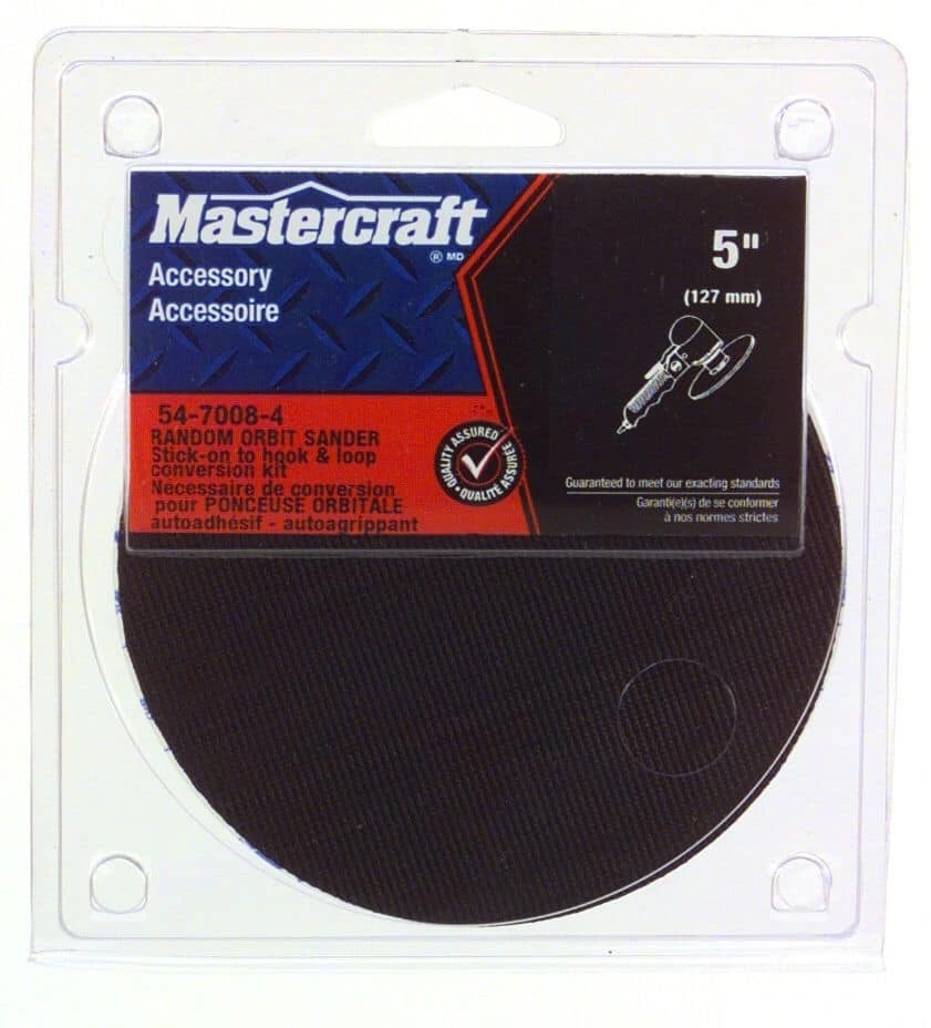 Mastercraft 5-in Hook & Loop Random Orbit Sander Conversion Kit