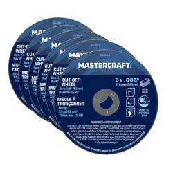 Mastercraft 3 X .035-in Aluminum Oxide Cut Off Wheels For Metal, 6-pc
