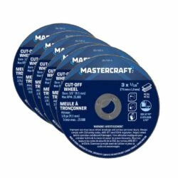 Mastercraft 3 X 1/16-in Aluminum Oxide Cut Off Wheels For Metal, 6-pc