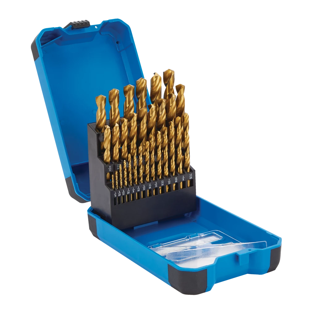 Mastercraft Titanium Drill Bit Set For Wood, Metal, Plastic, 29-pc - Image 4