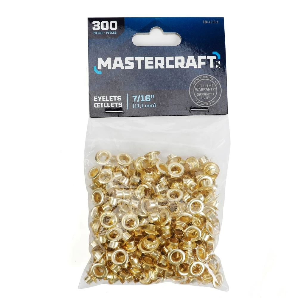 Mastercraft 7/16-in Eyelets, Carbon Steel, 300-pk