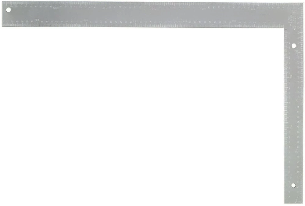 Mastercraft Stainless Steel Carpenter Square, 16 X 24 X 1/16-in, Silver