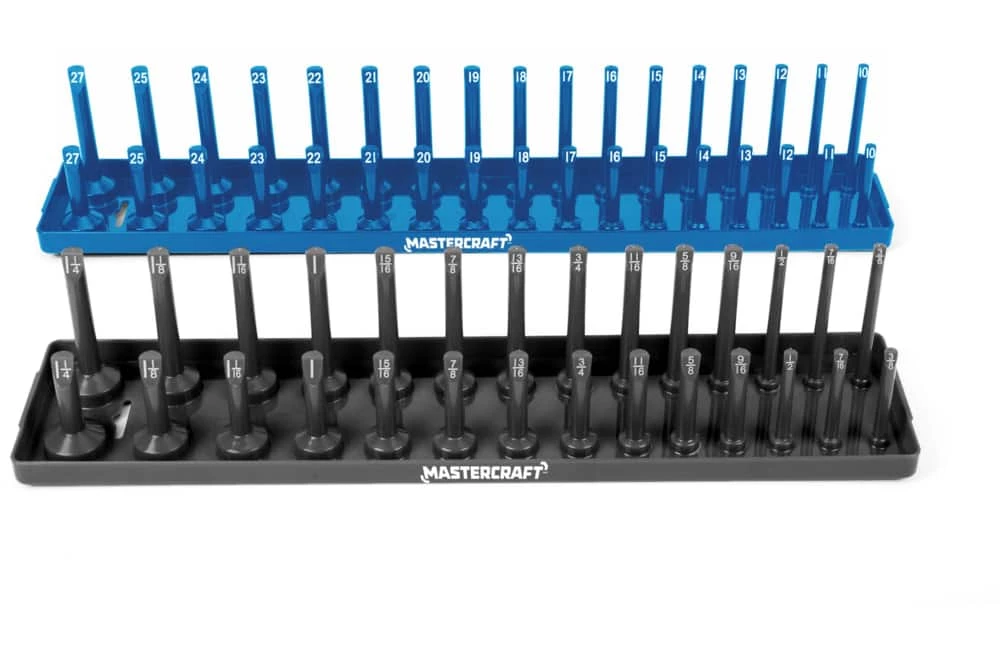 Mastercraft 1/2-in Drive Tall Socket Tray Organizer Set, 2-pk - Image 3