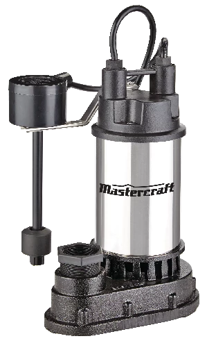 Mastercraft 1/2-HP Vertical Submersible Electric Sump Pump - Image 3