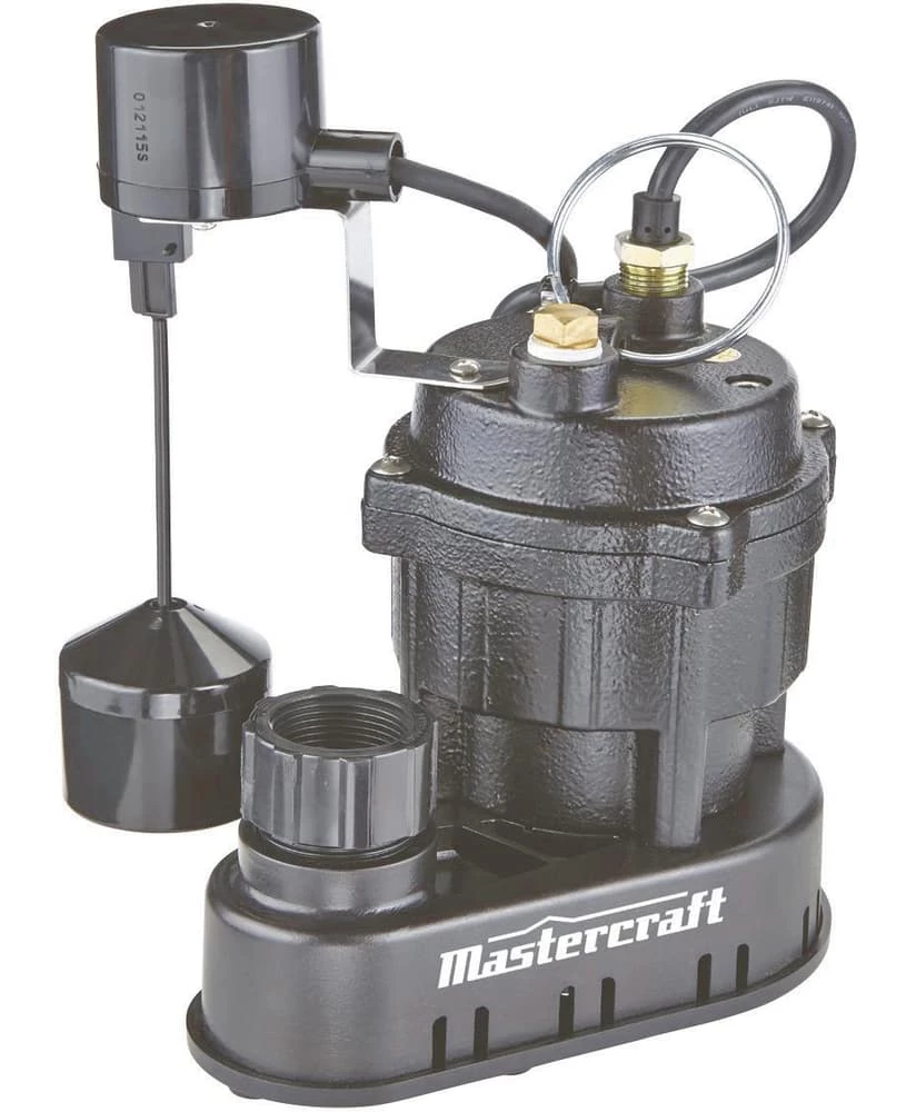 Mastercraft 1/2-HP Submersible Electric Sump Pump - Image 3