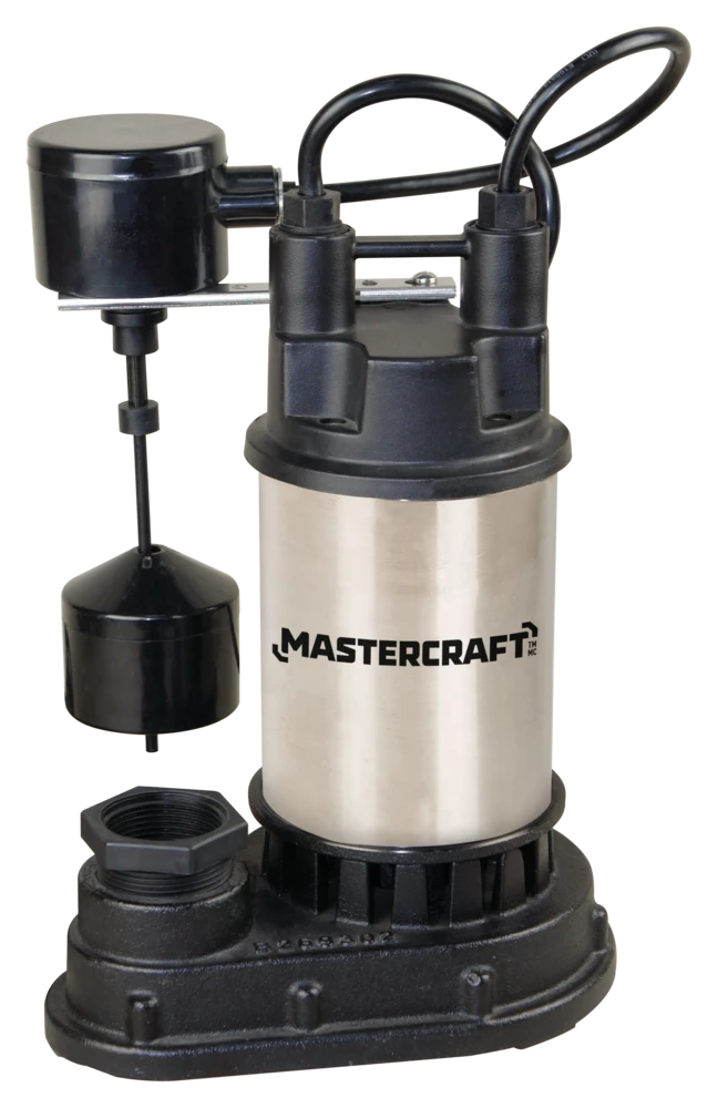 Mastercraft 1/2-HP Vertical Submersible Electric Sump Pump