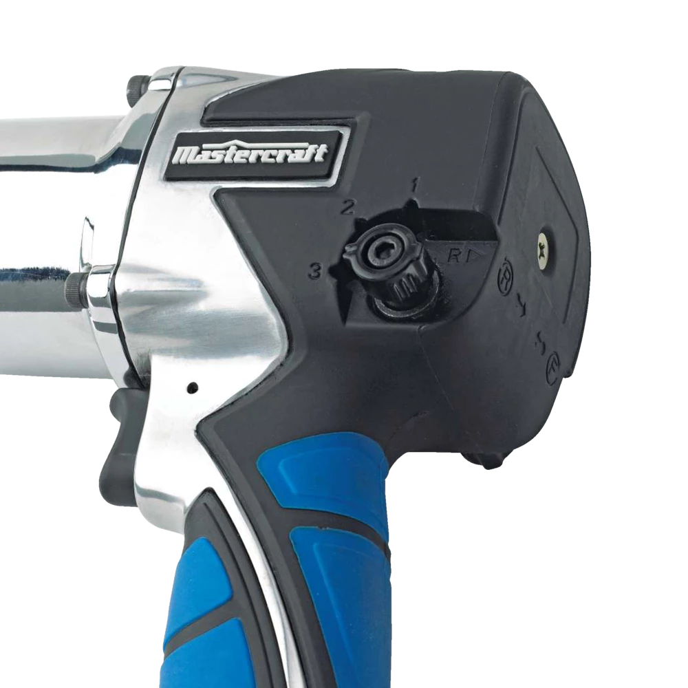 Mastercraft 1/2-in Pneumatic Air Impact Wrench With Rubber Grip, 7500RPM - Image 2