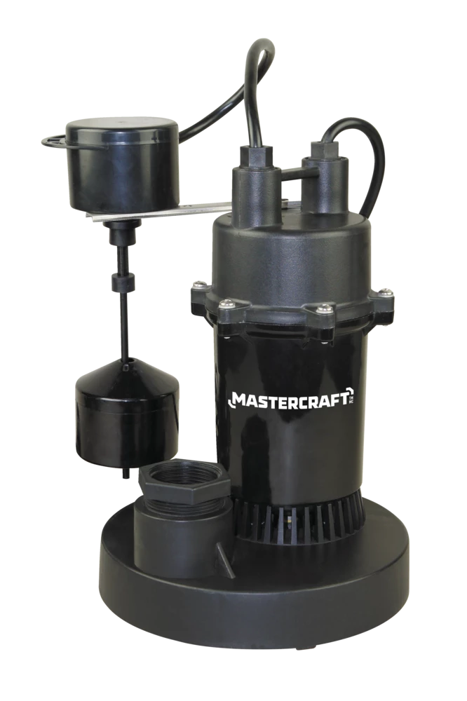 Mastercraft 1/3-HP Thermoplastic Electric Sump Pump - Image 3