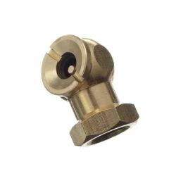 Mastercraft Brass Female Tire Inflator Ball Chuck, 1/4-in