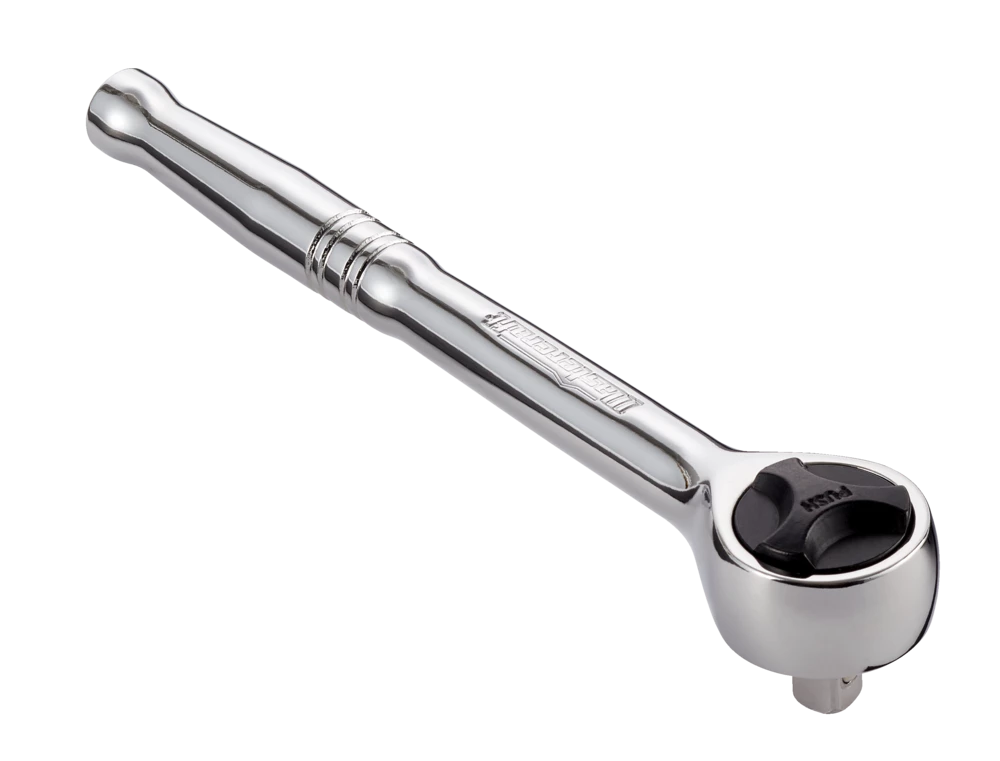 Mastercraft 1/4-in Drive Round Head Ratchet, Nickel-Chrome Plating - Image 3