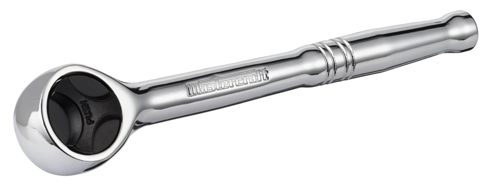 Mastercraft 1/4-in Drive Round Head Ratchet, Nickel-Chrome Plating - Image 5