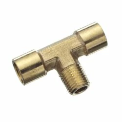 Mastercraft Brass Tee Fitting, 1/4-in NPT