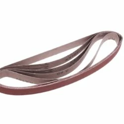 Mastercraft 1 X 30-in Assorted Grit Aluminum Oxide Sanding Belt Set For Wood, Metal, Plastic, 5-pc
