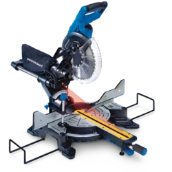 Mastercraft 15 Amp Dual-Bevel Sliding Mitre Saw With Laser, 10-in
