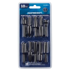 Mastercraft Carbon Steel Rasp File Kit For Steel, 10-pc