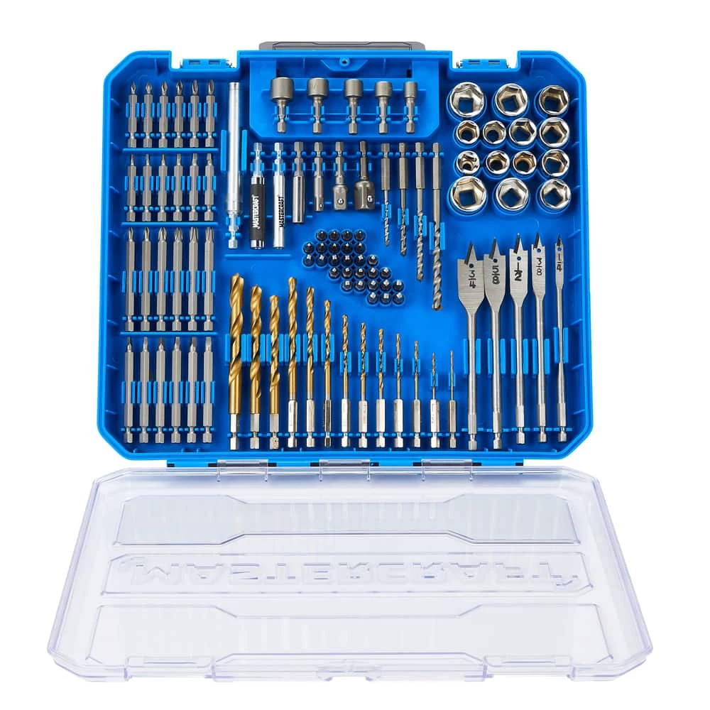 Mastercraft Hex Shank Drill & Drive Set For Wood, Metal, Plastic, Masonry, 100-pc - Image 5