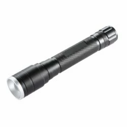 Mastercraft 1000 Lumens Waterproof Aluminum LED Handheld Flashlight, Batteries Included, Black
