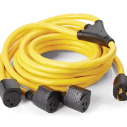 Mastercraft 10AWG STW 30A L5-30P Generator Cord, 23-ft
