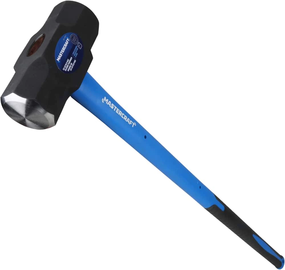 Mastercraft Fiberglass Sledge Hammer, 10-lb Head With 35-in Handle