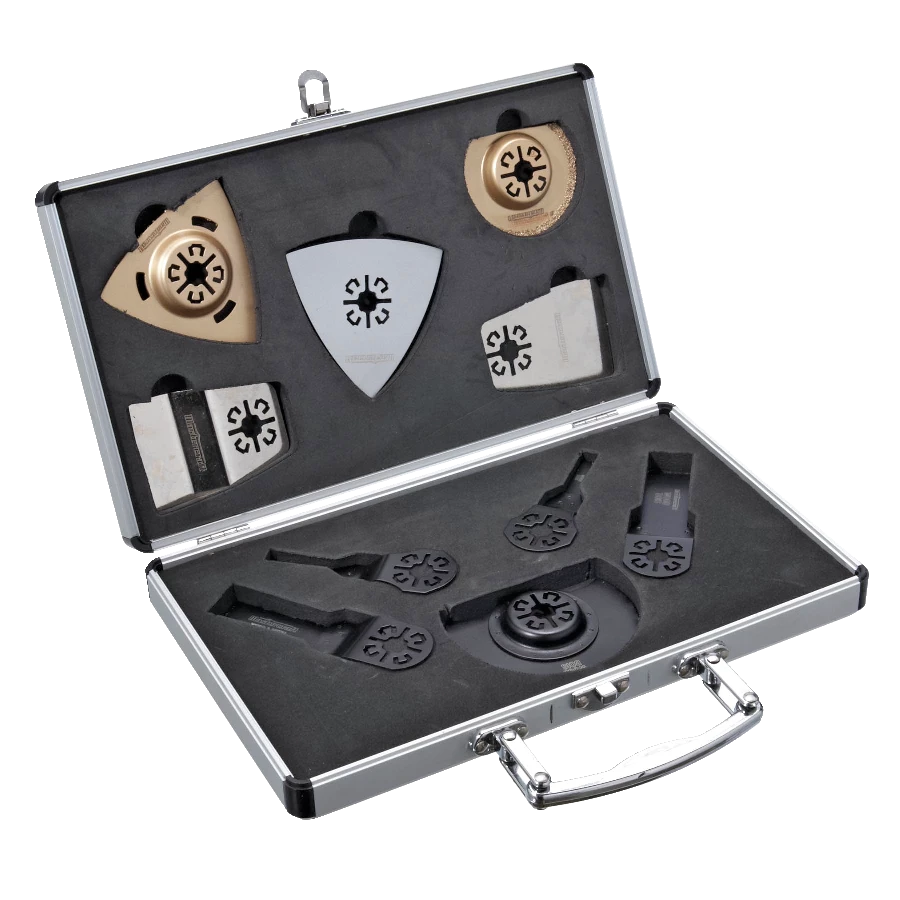 Mastercraft Oscillating Multi-Tool Universal Accessory Set For Cutting & Sanding, 10-pc - Image 2