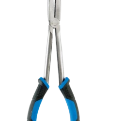 Mastercraft 90 Degree Bent Nose Pliers, Micro Chrome Finish, High Carbon Steel, 11-in