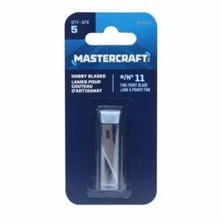Mastercraft #11 Replacement Hobby Knife Blades, 5-pk