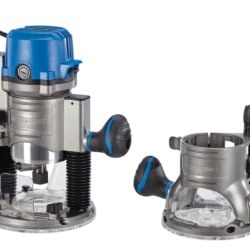 Mastercraft 11A 2-HP Corded Combination Plunge & Fixed Base Router With Case