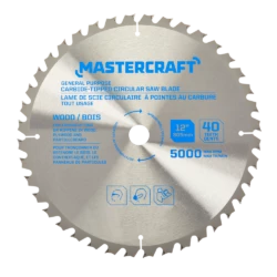 Mastercraft 12-in 40T Carbide Tipped Circular Saw Blade For Wood