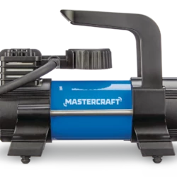 Mastercraft Portable 120V Inflator With Built-in Analog Pressure Gauge