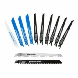 Mastercraft Reciprocating Saw Blade Set For Wood, Metal, 12-pc