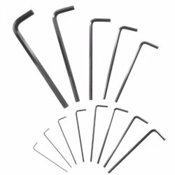 Mastercraft Long Hex Key/Allen Wrench Metric Set, Multi Tip, Rust Resistant, Cr-V Steel, 13-pc