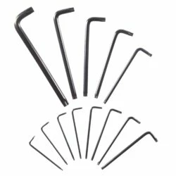 Mastercraft Long Torx Security Hex Key/Allen Wrench, Rust Resistant, Cr-V Steel, 13-pc