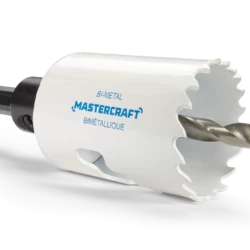 Mastercraft Plumbing And Electric Bi-Metal Hole Saw Set For Metal, Wood, Plastic, 13-pc