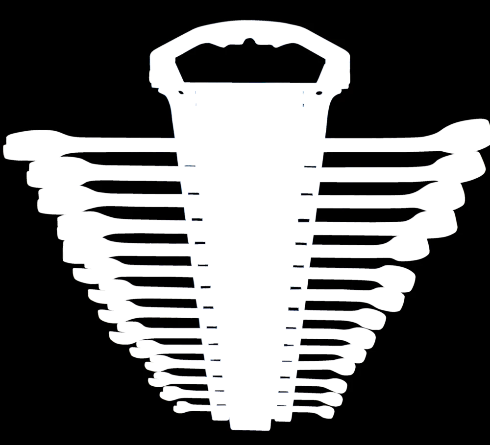 Mastercraft Combination Wrench Set, 14-pcs, SAE, Nickel-Chrome Plating - Image 3