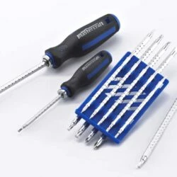 Mastercraft 24-pc Extendable Screwdriver Set With Small Handle And Large Handle Drivers