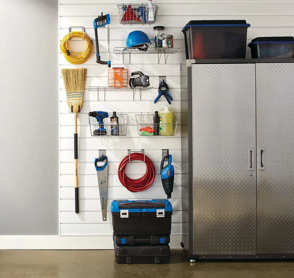 Mastercraft Easy Install Steel Panel Storage Kit With Accessories, 21-pcs - Image 8