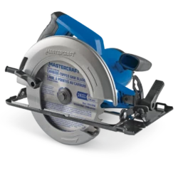 Mastercraft 14A Circular Saw With LED Work Light, Carbide-Tipped Blade & Wrench, 7-1/4-in