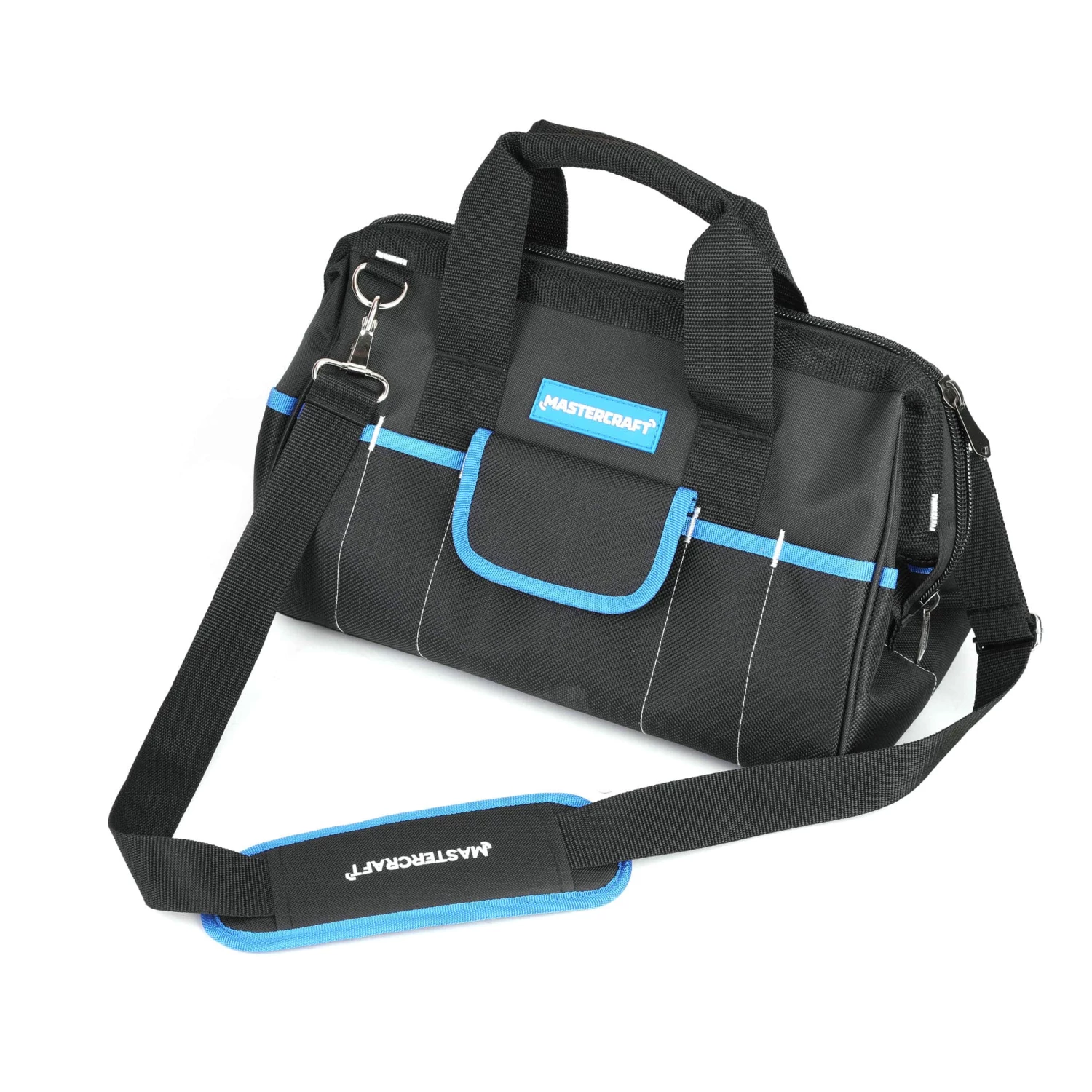 Mastercraft Duffle Tool Bag W/ Shoulder Strap, 16 Pockets, 15-in - Image 3