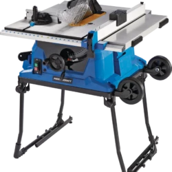 Mastercraft 15 Amp Portable Table Saw With Stand, 10-in