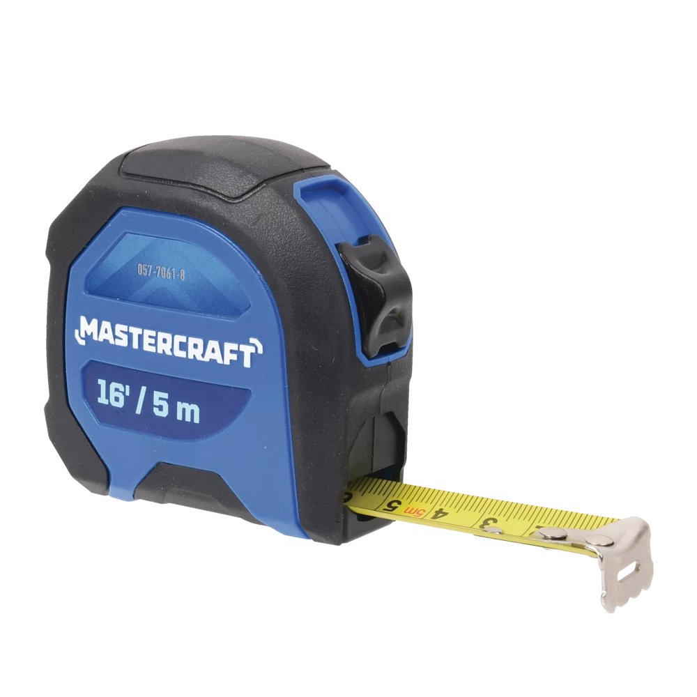 Mastercraft Tape Measure, 16-ft/5-m