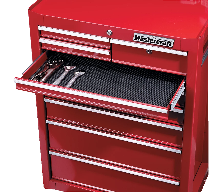 Mastercraft Custom Fit Non-Slip Tool Chest/Tool Box Drawer Liner, 16x156-in - Image 2