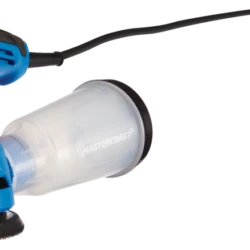 Mastercraft 2.6A Corded Random Orbital Sander With Dust Canister & 80-Grit Discs, 5-in