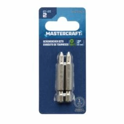 Mastercraft Phillips Screwdriver Bit, 2-in, 2-pk