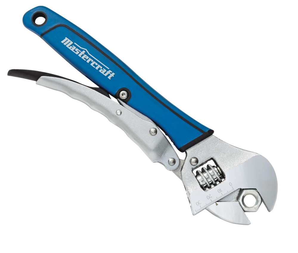 Mastercraft Locking Adjustable Wrench Set, 2-pc, Assorted Sizes - Image 2