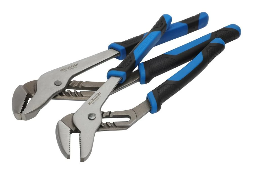 Mastercraft Tongue & Groove Pliers Set, Comfort Grip Double-Shot Handles, Rust Resistant, 2-pc - Image 3