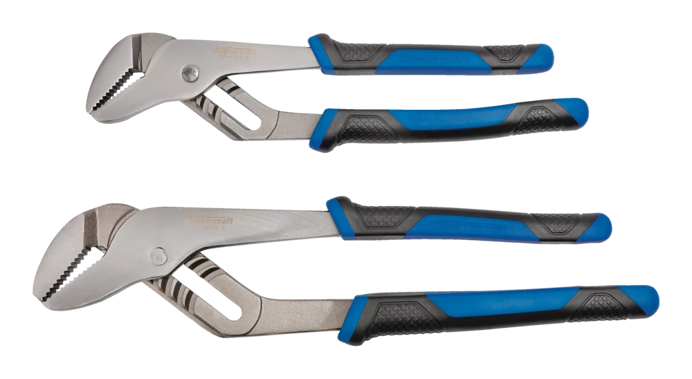 Mastercraft Tongue & Groove Pliers Set, Comfort Grip Double-Shot Handles, Rust Resistant, 2-pc - Image 4